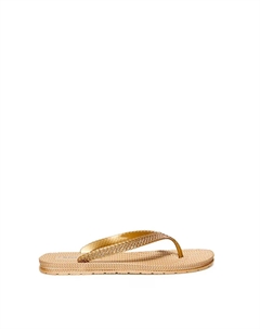 Текстурные шлепанцы, золотой Сфера