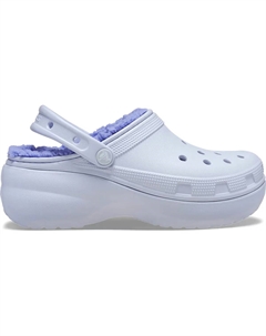 Женские сабо Classic Platform Lined Clog, серый Crocs