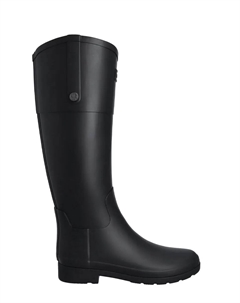 Женские сапоги веллингтон с высоким голенищем, чёрный Hunter