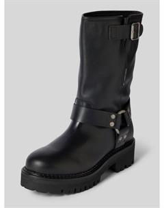 Кожаные ботинки с пряжкой, модель «URBAN BIKER BOOT», черный Tommy jeans