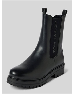 Ботинки с большой надписью на этикетке, черный Tom tailor
