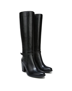 Сапоги Kalina на блочном каблуке до колена, черный Naturalizer