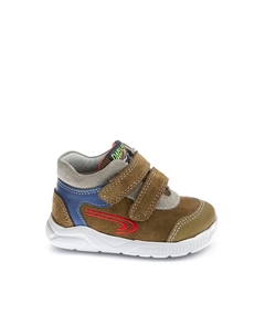 Кожаные сапоги для мальчиков с клейкой застежкой, зеленый Pablosky