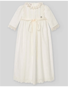 Детская юбка с вышивкой и кружевом Paz PAZ Rodríguez, цвет Crudo Paz rodriguez