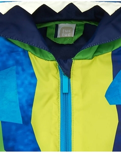 Ветровка для мальчика в зеленом цвете с рисунком акулы, зеленый Tuc tuc