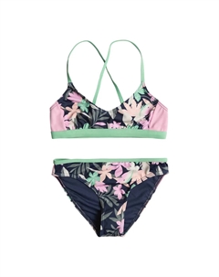 Ilacabo Active детское спортивное бикини, тёмно-синий Roxy