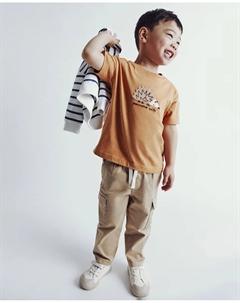 Брюки-карго на шнурке, коричневый Сфера