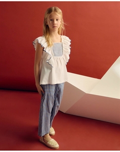 Майка для девочек, белый Coconut el corte inglés