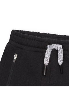 Шорты-бермуды для мальчиков с карманами на молнии и регулируемой талией, чёрный Tuc tuc