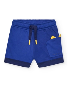 Шорты-бермуды для мальчиков со шнурком и карманом, синий Tuc tuc