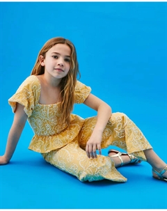 Девичий длинный комбинезон Kids, жёлтый El corte inglés