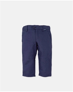 Льняные брюки для мальчиков с петлями для ремня на талии, тёмно-синий Tutto piccolo