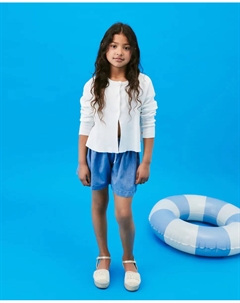 Женские шорты-бермуды с полетом Kids, бледно-голубой El corte inglés