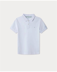 Детская рубашка поло с маленьким логотипом, белый Hackett