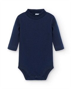 Набор из 2 детских боди с водолазкой с длинным рукавом, тёмно-синий Babidu