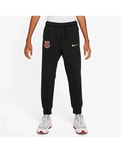 Детские брюки FC Barcelona 2024-2025 Tech Fleece, чёрный Nike