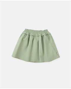Юбка из шамбре для девочки с эластичной талией, цвет Caqui Tutto piccolo