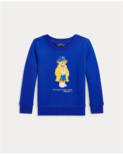 Девичий свитшот без капюшона с Polo Bear, синий Polo ralph lauren