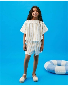 Женские шорты-бермуды на резинках Kids, белый El corte inglés