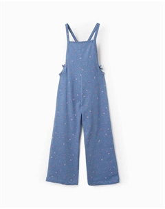 Женский комбинезон 100% хлопок с принтом, синий Zippy