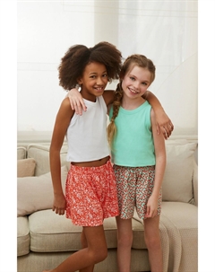 2 комплекта пижамы с шортами, белый Next