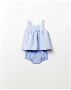 Трикотажный комплект блузки, синий Сфера