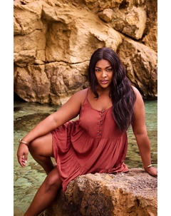 Многоярусный топ жилет с анималистичным принтом, оранжевый Yours curve