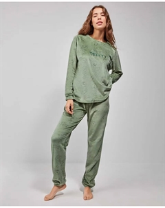 Длинная женская пижама от Tweety, зеленый Gisela