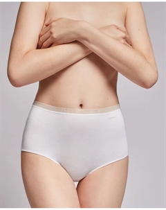 Базовые высокие трусики на экстра-плоской резинке, белый Gisela