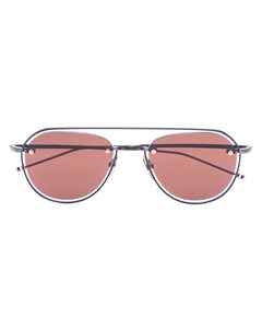 Thom browne солнцезащитные очки авиаторы один размер коричневый Thom browne