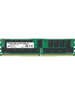 Модуль памяти DDR4 64GB MTA36ASF8G72PZ-3G2B2 PC4-25600 3200MHz CL22 288-pin ECC Reg 1.2V Micron