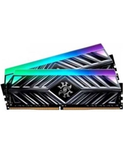 Модуль памяти DDR4 16GB (2*8GB) AX4U32008G16A-DT41 XPG SPECTRIX D41 RGB tungsten grey PC4-25600 3200MHz CL16 радиатор 1.35V RTL Adata
