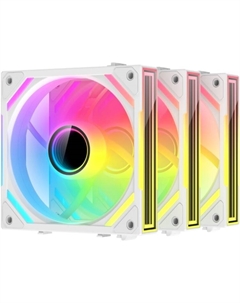 Вентилятор для корпуса FS120W ARGB FS120-3WA-SRX-GL 120mm, 800-2000rpm, 70CFM, 29.6dBa (3-pack) Xastra