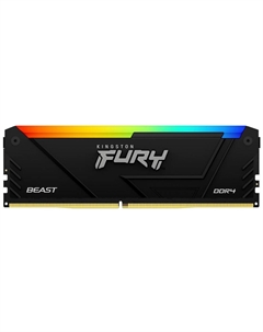 Модуль памяти DDR4 32GB KF426C16BB2A/32 Beast RGB Gaming 2666MHz CL16 2RX8 1.2V 288-pin 16Gbit с радиатором Ret Kingston fury