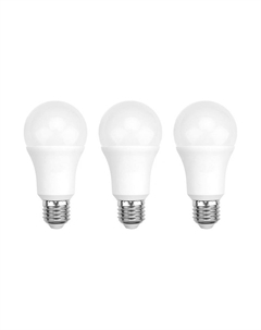 Лампа светодиодная 604-015-3 груша A80 25,5Вт E27 2423Лм 2700K теплый свет (3 шт/уп) Rexant