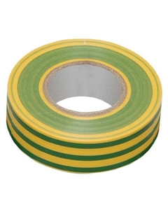 Изолента UIZ-13-10-K52 ПВХ желто-зеленая 15мм 20м Iek