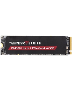 Накопитель SSD M.2 2280 VP4300L1TBM28H VIPER VP4300 Lite 1TB PCIe Gen4 x4 NVMe 2.0 7400/6400MB/s 800 TBW Patriot memory