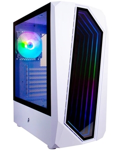 Корпус ATX INFINITE SPACE IS6 IS6-WH-1F1-W белый, без БП, 2*USB 2.0, USB 3.0, audio 1stplayer