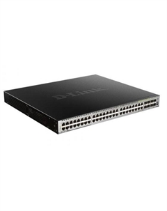 Коммутатор PoE DGS-3630-52PC/A2ASI 44x10/100/1000Base-T PoE (370Вт), 4xCombo 100/1000Base-T/SFP, 4x10GBase-X SFP+, L3, stack D-link