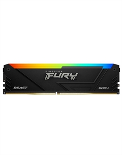 Модуль памяти DDR4 32GB (2*16GB) KF436C18BB2AK2/32 Beast RGB Black XMP 3600MHz CL18 1RX8 288-pin 1.35V 16Gbit Kingston fury