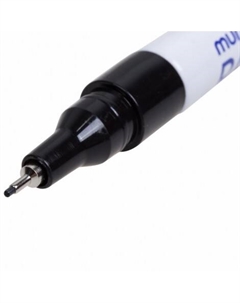 Маркер 08-7201 MunHwa Extra Fine Paint Marker 1 мм, черная, нитрооснова (12шт) Rexant