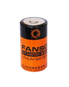 Батарейка Fanso ER34615M/S Li-SOCl2 батарея типоразмера D, Hi-Power Type для больших токов разряда, 3.6 В, 13 Ач, Траб: -55...85 °C