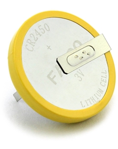 Батарейка Fanso CR2450-VCY2 Li, MnO2 батарея типоразмера R24 номинальным напряжением 3 В ёмкостью 0.55 Ач на плату выводы Траб: -20...60 °C