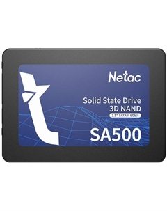 Накопитель SSD 2.5'' NT01SA500-128-S3X SA500 128GB SATA 6Gb/s 3D NAND TLC 500/400MB/s Netac