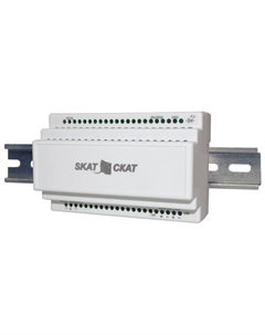 Источник бесперебойного питания СКАТ-2400М DIN 24 В, 1,5 А, на DIN-рейку 35 мм, внешний АКБ 4,5-7 Ач Бастион