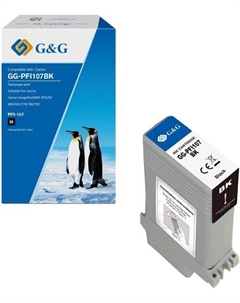 Картридж GG-PFI107BK струйный черный (130мл) для Canon imageProGRAF iPF670/680/685/770/780/785 G&g