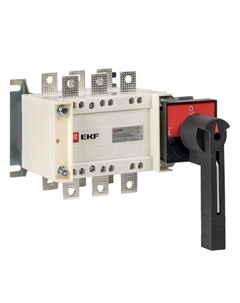 Рубильник-переключатель pscs-160-3 160A 3P c рукояткой управления для прямой установки PowerSwitch Ekf