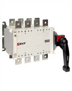 Рубильник-переключатель pscs-630-4 630A 4P c рукояткой управления для прямой установки PowerSwitch Ekf