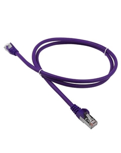 Кабель патч-корд F/UTP 5e кат. 15м LAN-PC45/S5E-15-VI фиолетовый Lanmaster