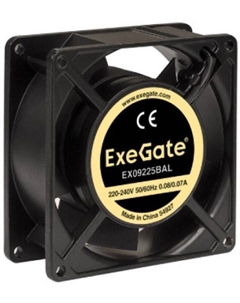 Вентилятор для корпуса EX289008RUS 92x92x38 мм, 2800rpm, 48CFM, 40dBA, RTL Exegate